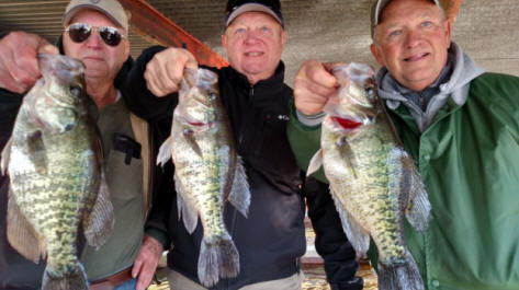Winter Time Crappie Trips Available